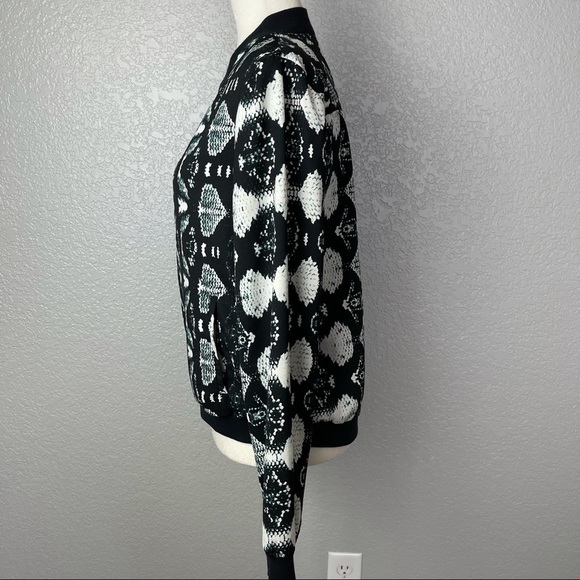 W118 by Walter Baker Snakeskin Print Bomber Jacket Sz M - Picture 2 of 8